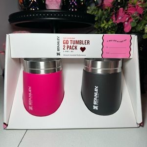✨🆕 Stanley 2pk 10 oz Stainless Steel Go Tumblers Cosmo Pink / Black